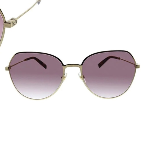 GIVENCHY GV 7158/S Purple Round, Gold  Frame Sunglasses. New With Tags And Box - Picture 1 of 2